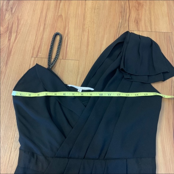 RACHEL Rachel Roy Black Draped Cocktail Dress - Picture 11 of 11